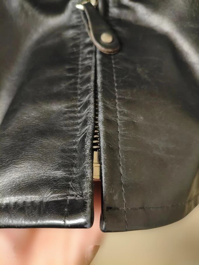 【美品】Schott 643 36 シングルライダース ボアライナー付トラッカー