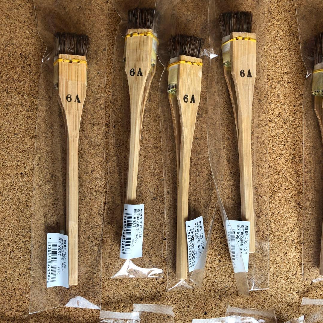 鹿毛刷込刷毛　19本セット