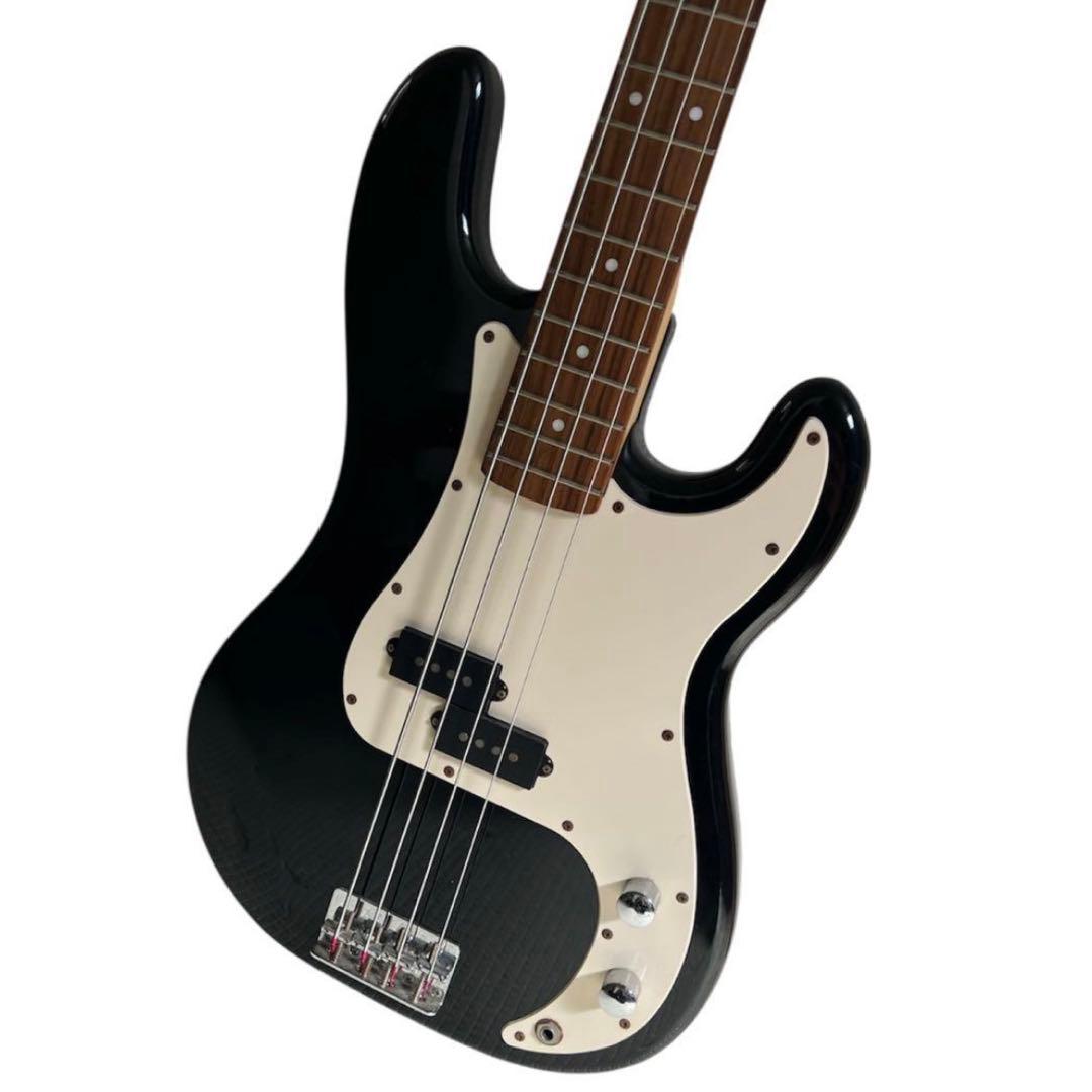 BUSKER'S エレキベース プレシジョンベース 黒 バスカーズ 初心者