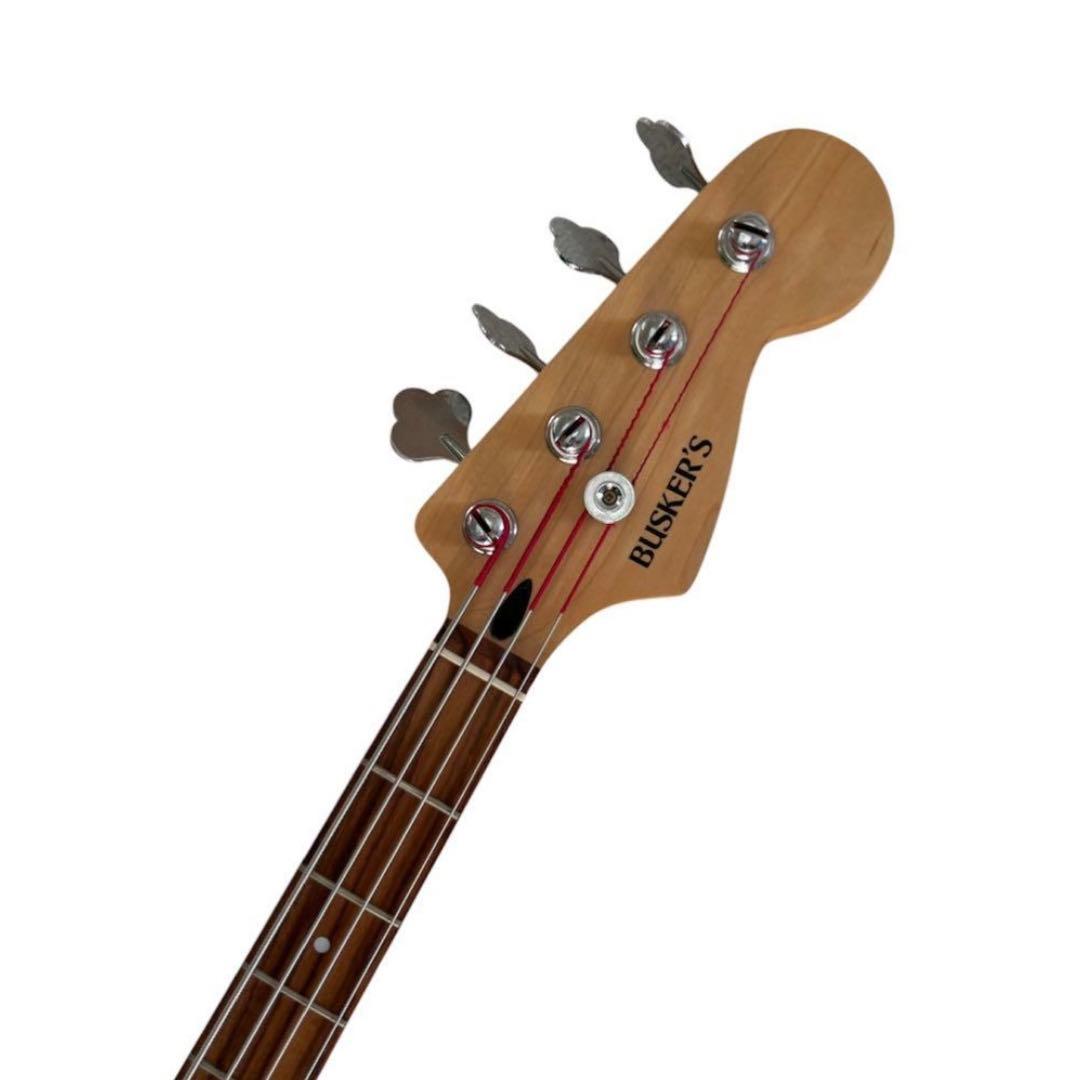 BUSKER'S エレキベース プレシジョンベース 黒 バスカーズ 初心者