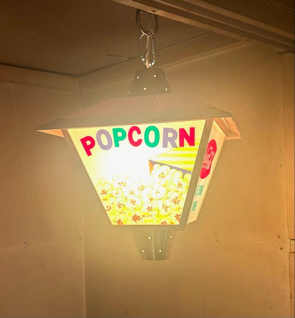 電飾看板 当時物 回転式 コカ・コーラ 照明　ペンダントライト ランプシェード