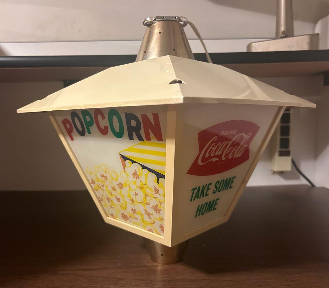 電飾看板 当時物 回転式 コカ・コーラ 照明　ペンダントライト ランプシェード