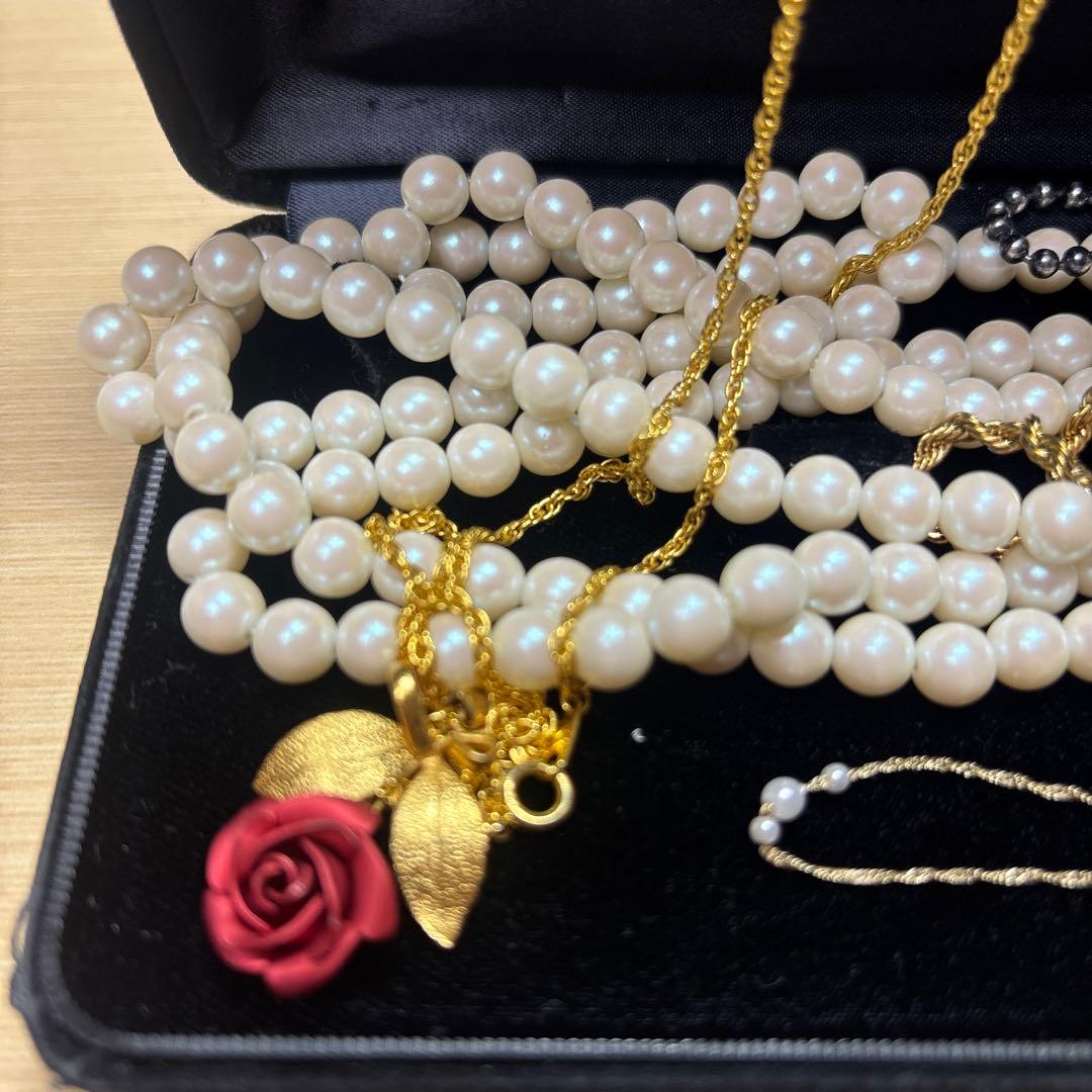 遺品生前整理アクセサリーセットまとめ売り K18など