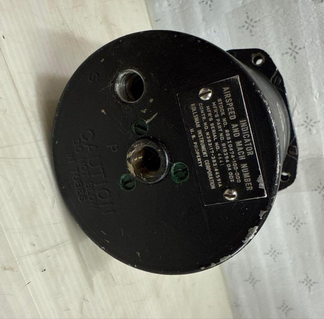 航空機 インジケーター エアスピード＆マッハ メーター 計器