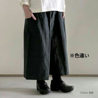 ヤンマ産業 YAMMA◎会津木綿キュロット ネイビー 濃紺