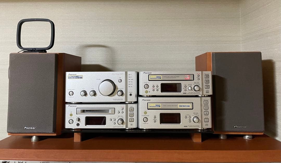 Pioneer（パイオニア）FILL／ミニコンポ／インシュレーター＆ラック付