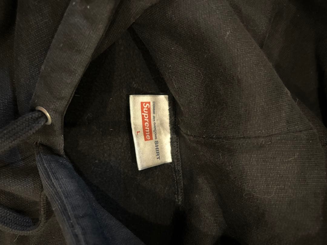 Supreme×Commedes Garcons スウェットパーカー