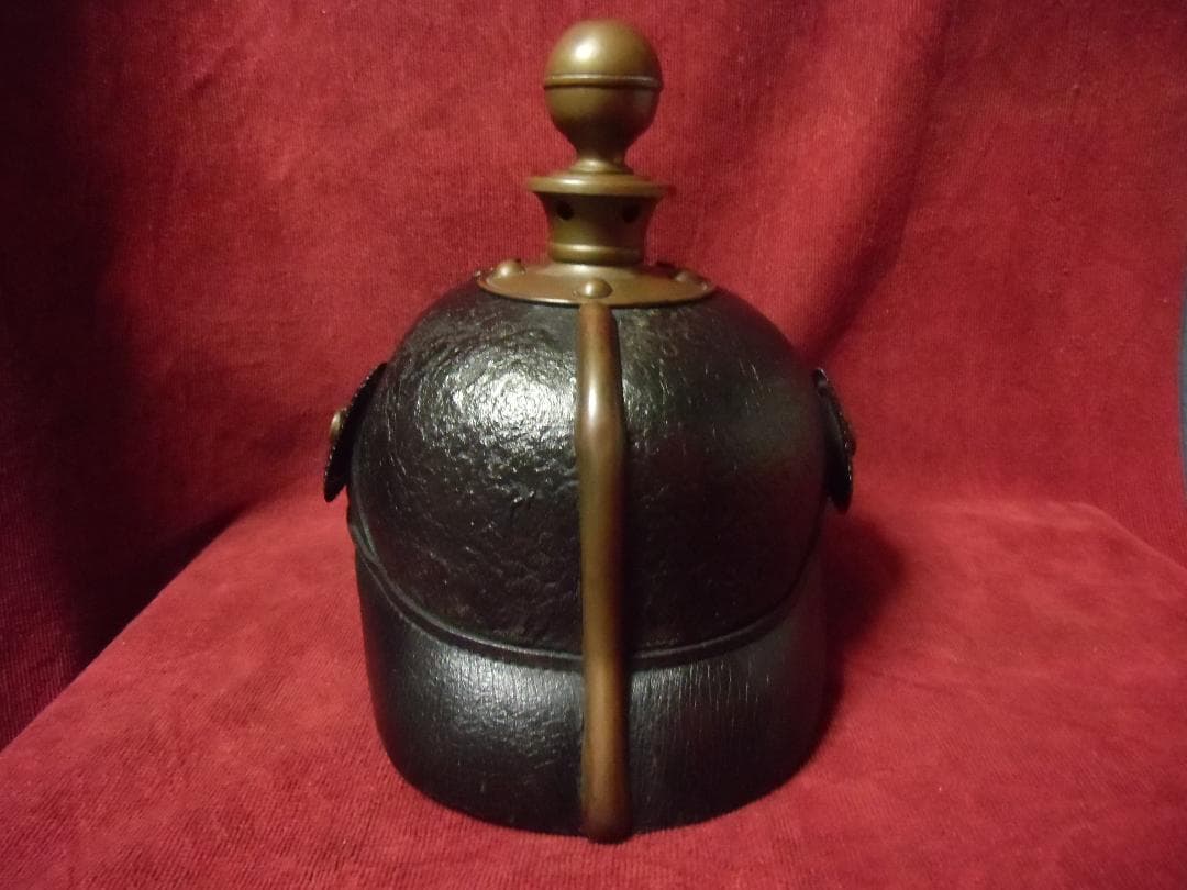 Ｗ帝政ドイツ軍/プロイセン王国＊ピッケルハウベ/スパイクヘルメット（実物）