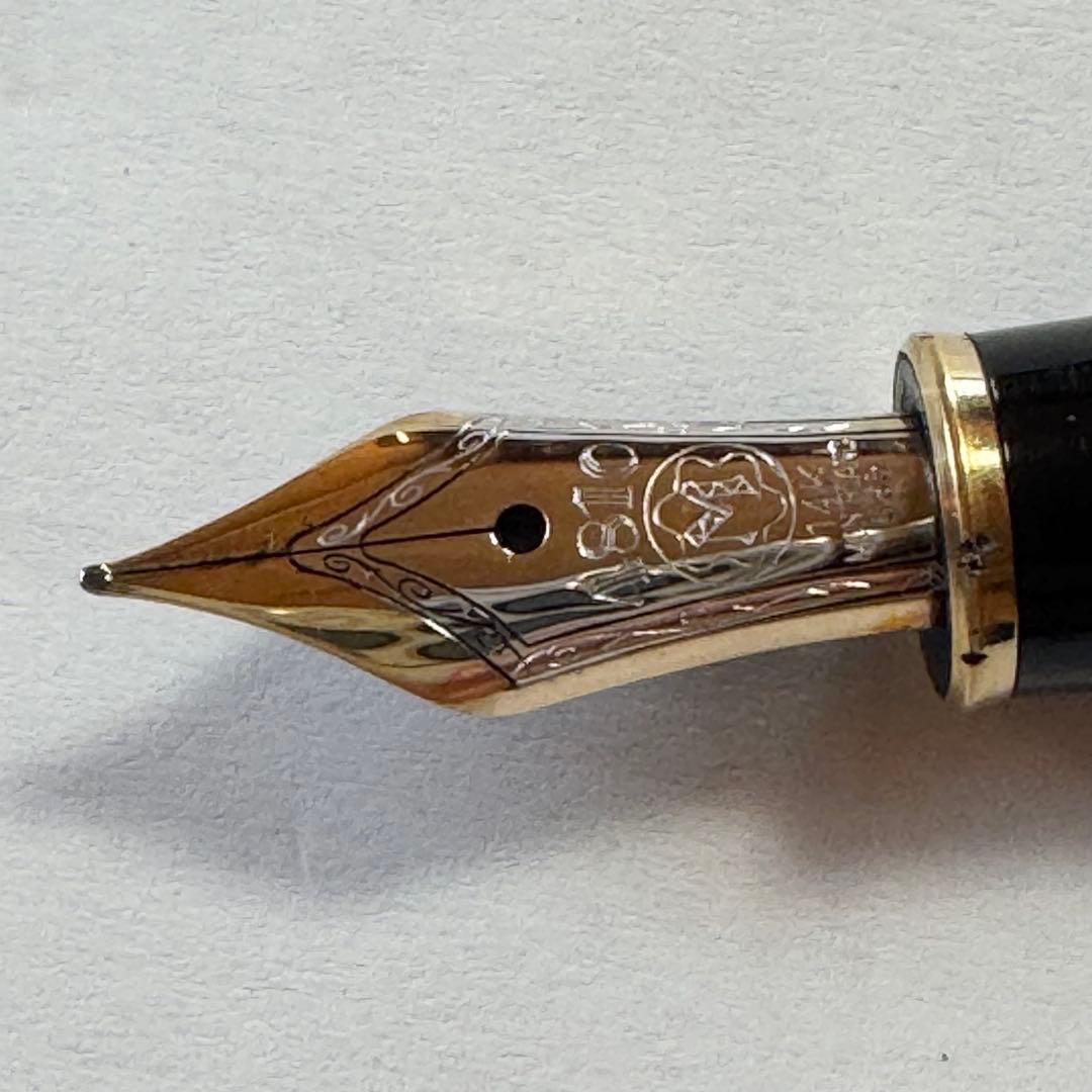 モンブラン万年筆　144 マイスターシュテュック 14K 585 コンバーター付