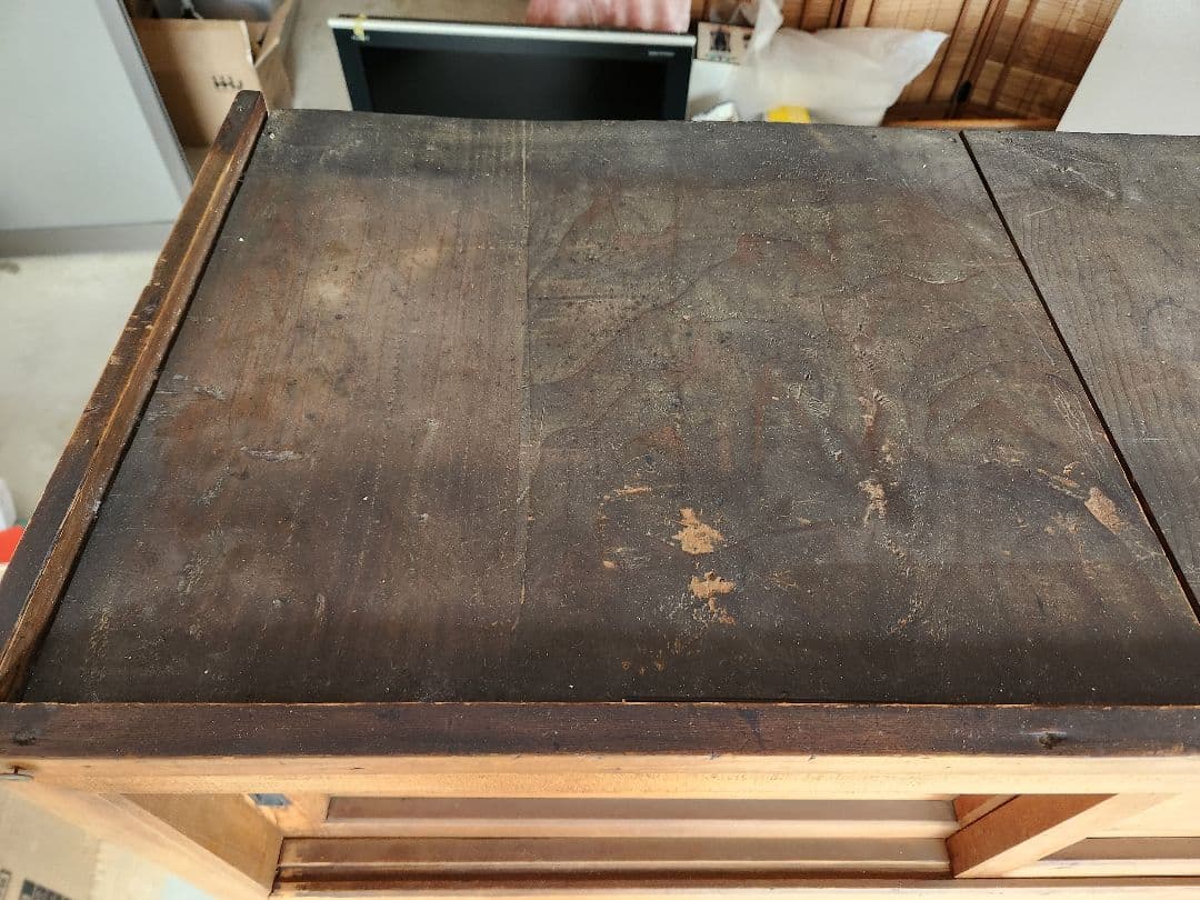 水屋箪笥　時代箪笥アンティークヴィンテージ古家具古民家古民具