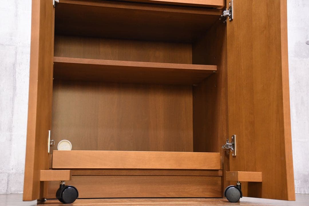 ECK64 堀田木工所 アルダー材 パソコンデスク プリンターラック PCデスク