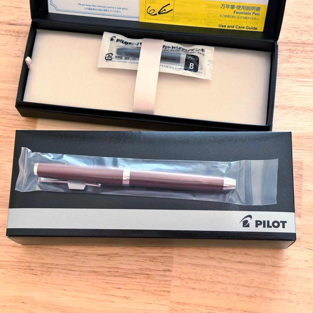 PILOT エラボー 万年筆 軟細字 ブラウン FE25SR-BNSF国際保証書