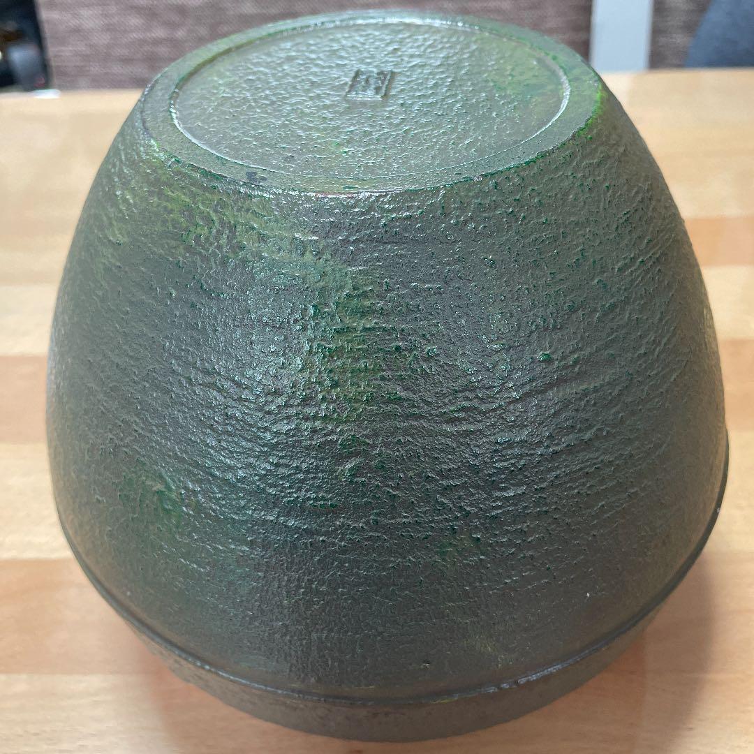 長谷川義起作　鋳造花器「梅一輪」