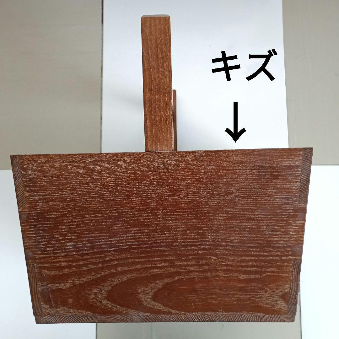 桑炭斗　茶道具　アンティーク インテリア　箱炭斗　美術品