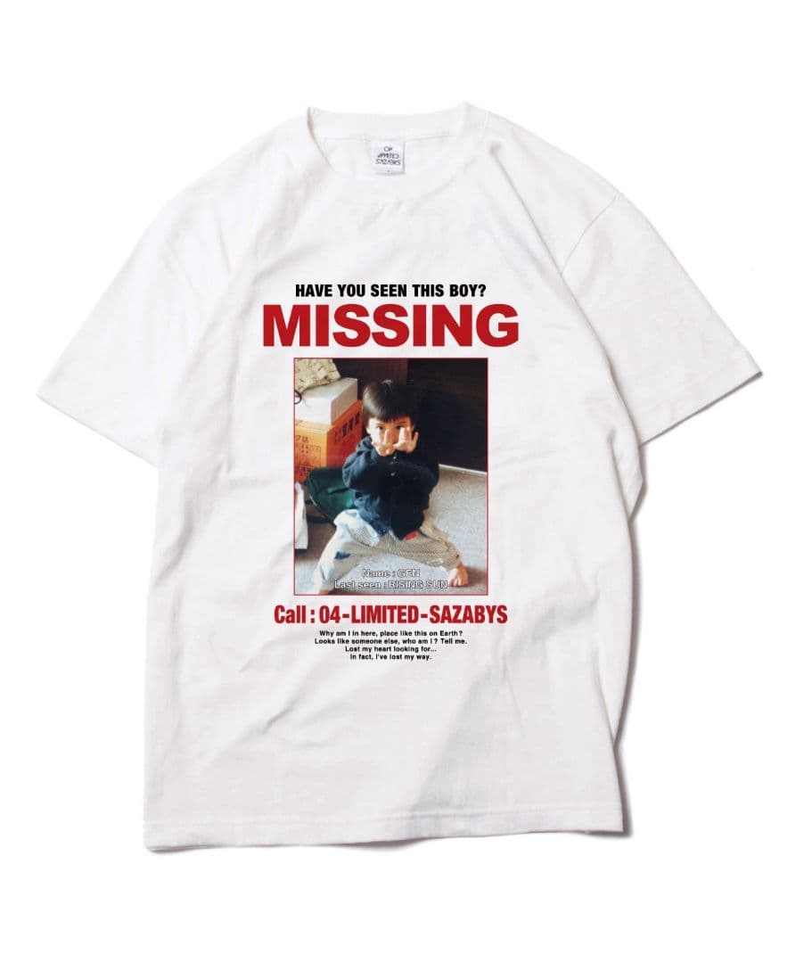 04 Limited Sazabys MISSING T-shirt Mサイズ