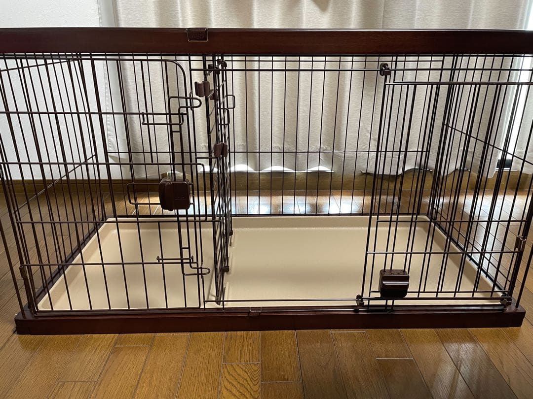 超小型犬ペットサークル ブラウン