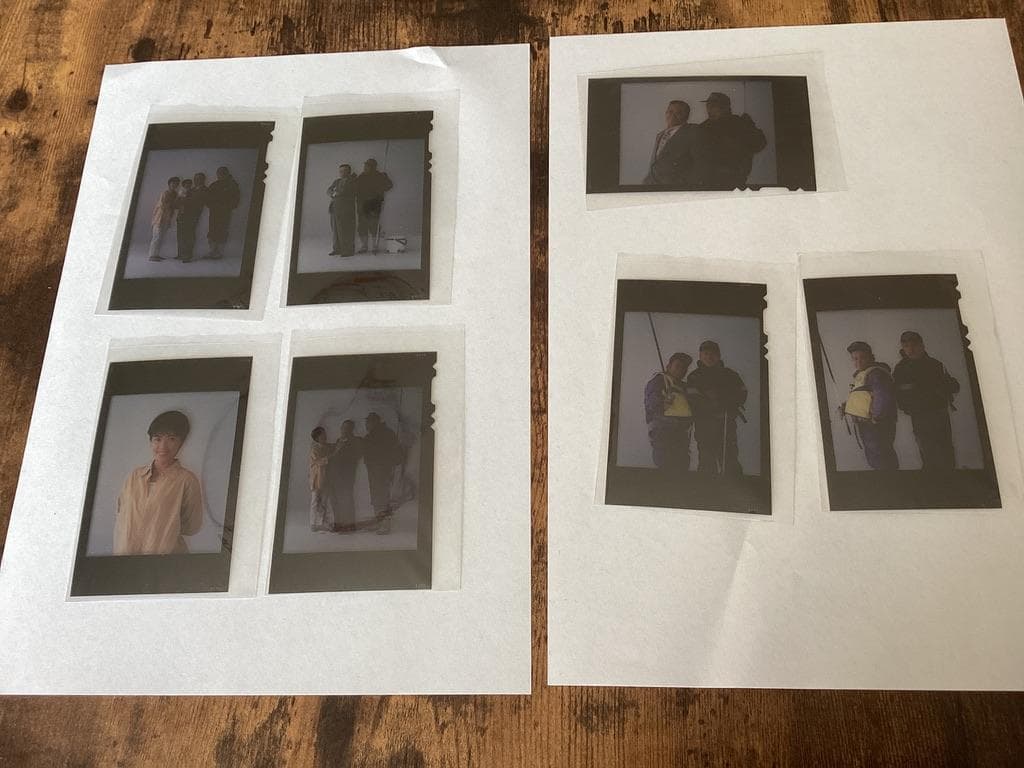 ★映画宣伝用/ポジフィルム/釣りバカ日誌/7枚/西田敏行/三國連太郎/浅田美代子