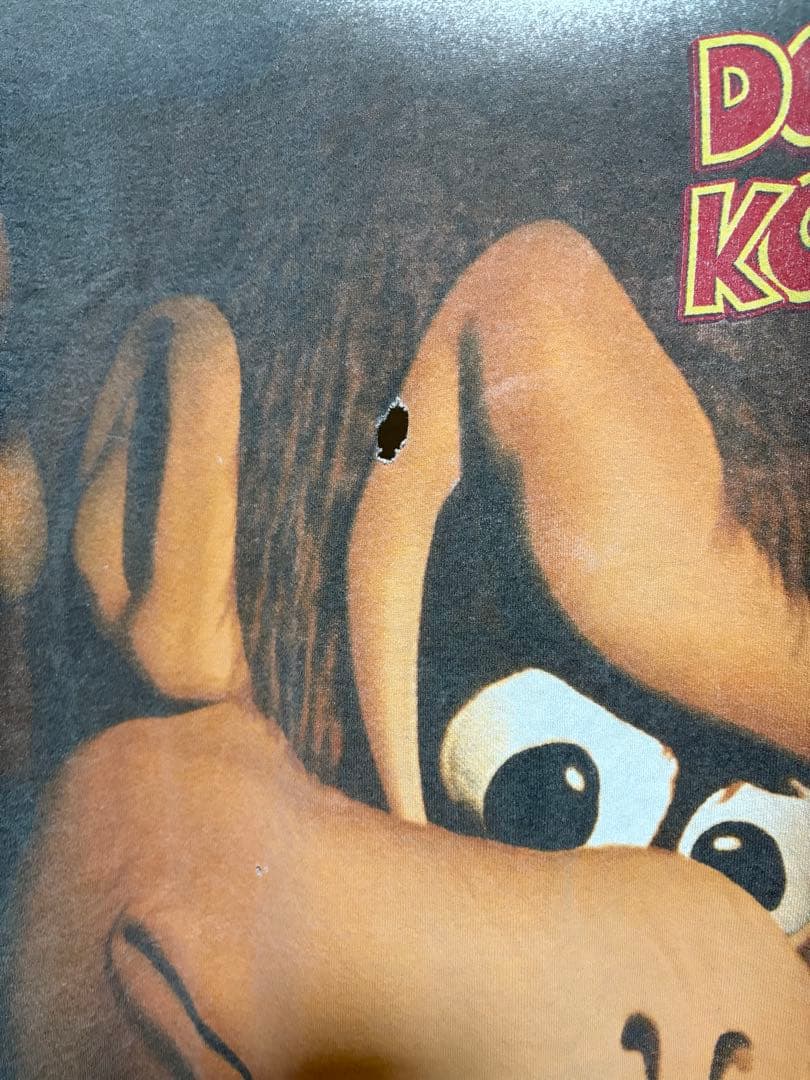 90s Donkey Kong ドンキーコング 総柄 Tシャツ 64