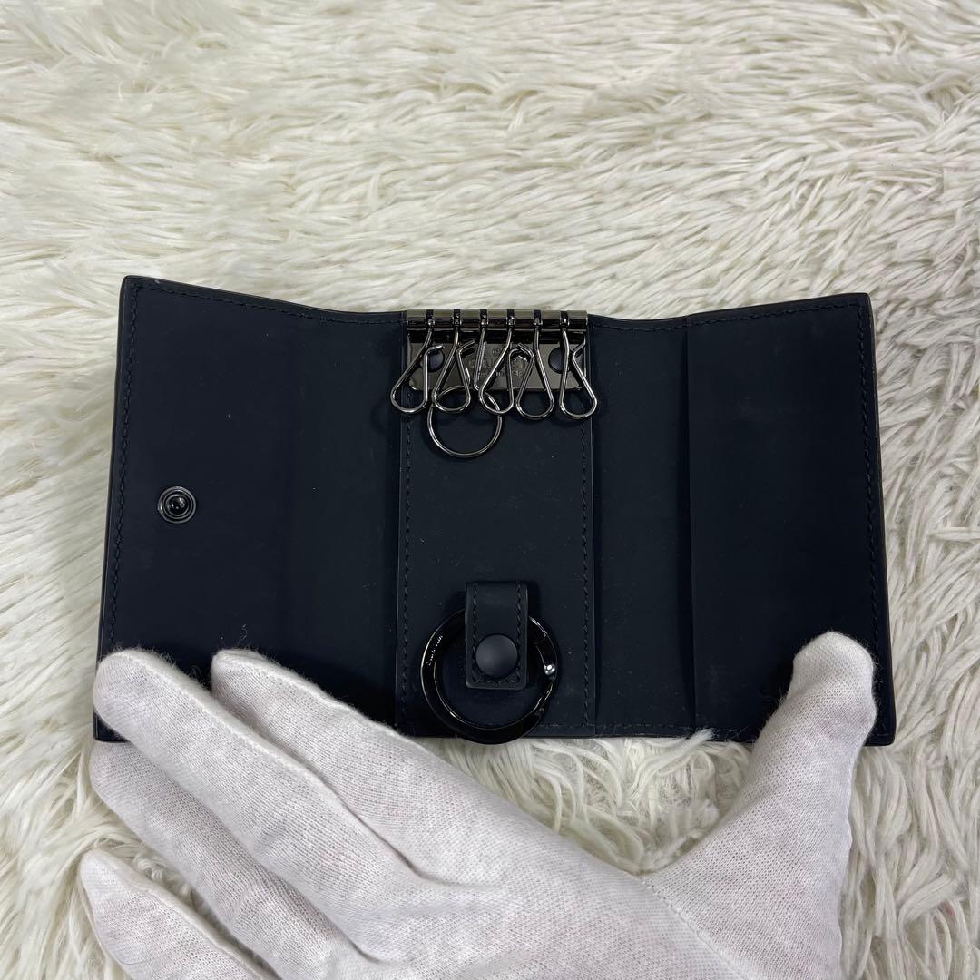 極美品‼️GUCCI ６連キーケース　インターロッキング　GG柄　グッチシマ