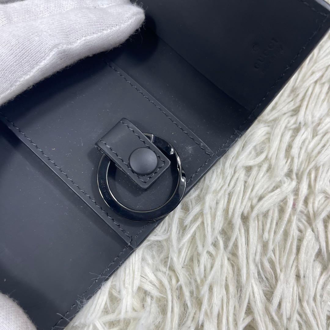 極美品‼️GUCCI ６連キーケース　インターロッキング　GG柄　グッチシマ