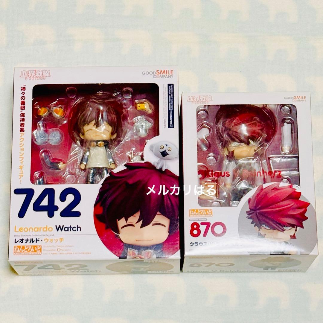 血界戦線 レオナルド クラウス ねんどろいど セット フィギュア