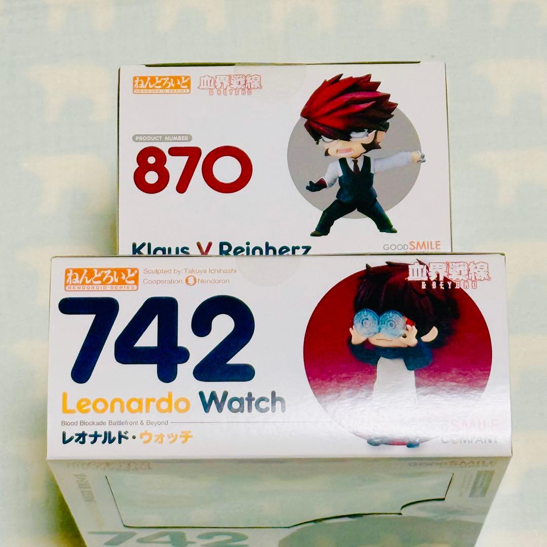 血界戦線 レオナルド クラウス ねんどろいど セット フィギュア