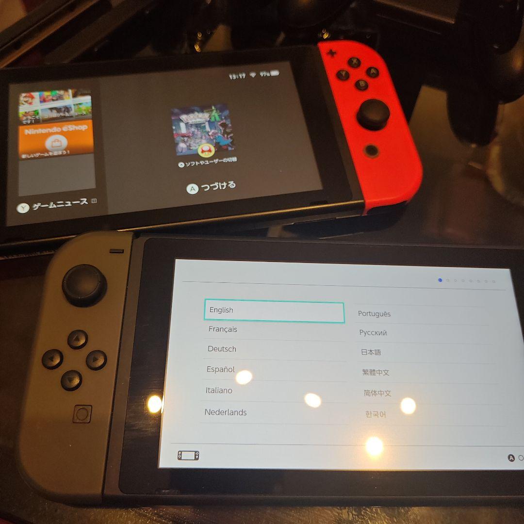 d*2様 Nintendo Switch 2台 ドック ジョイコングリップ 純正