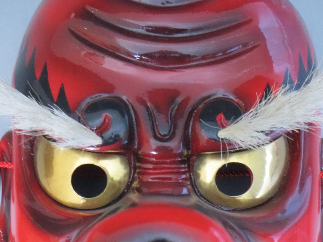 備中神楽面　光峰作　天狗面　お面 ★神楽面・能面・能楽・日本伝統工芸・備中民藝