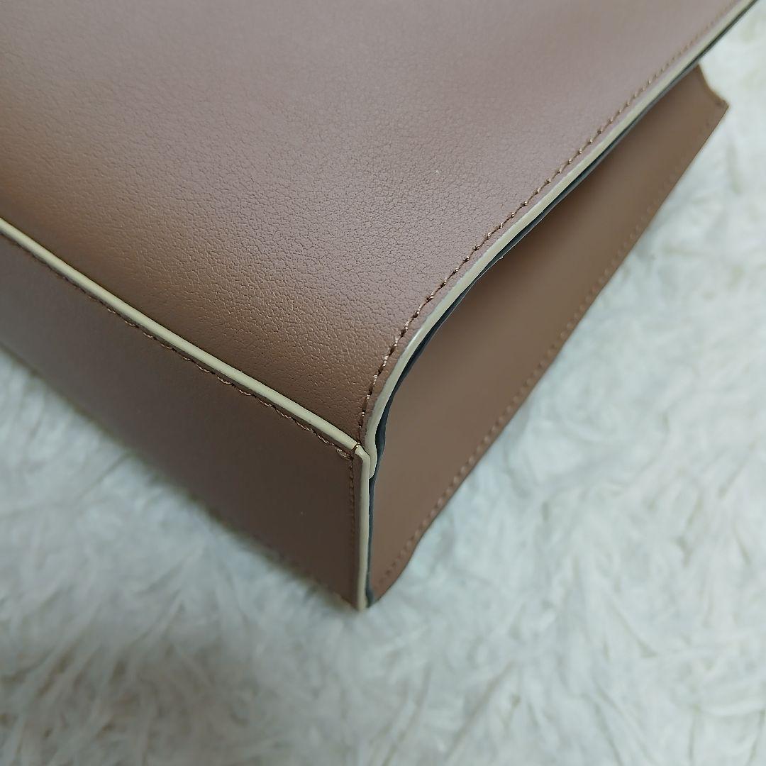 【極美品】【agnes b.】2wayトートバッグ PAS04Z－02　ベージュ