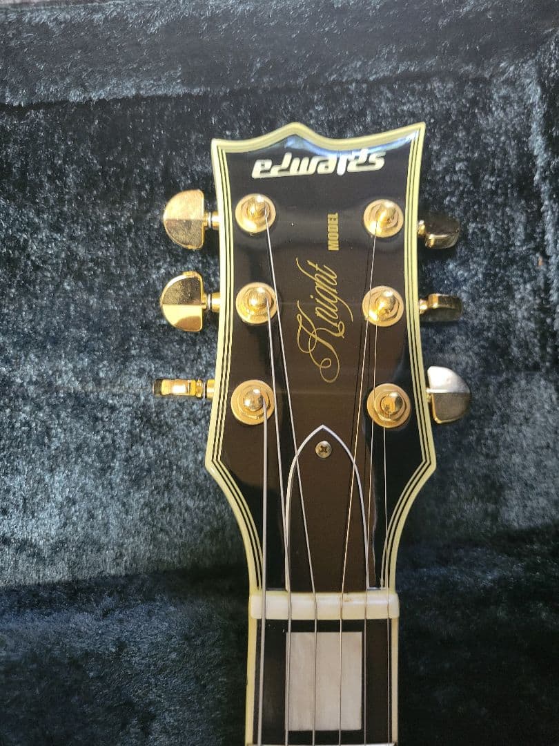 EDWARDS レスポールDC ダブルカッタウェイ 専用ハードケース付