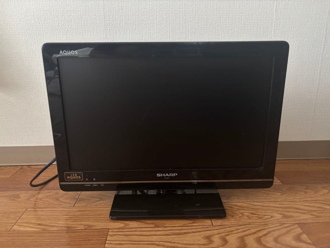 SHARP LC-19K7 LED AQUOS 19インチテレビ　外付けHDD付