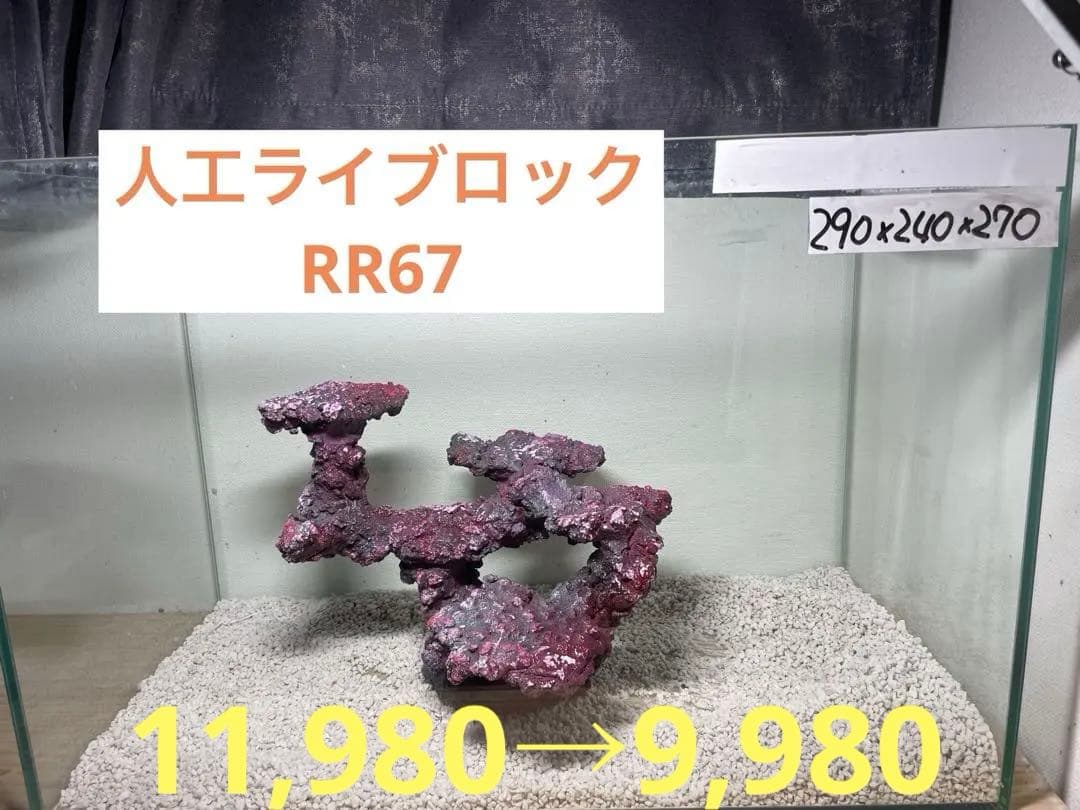 人工ライブロック RR67 アク抜き済み安心塗料使用