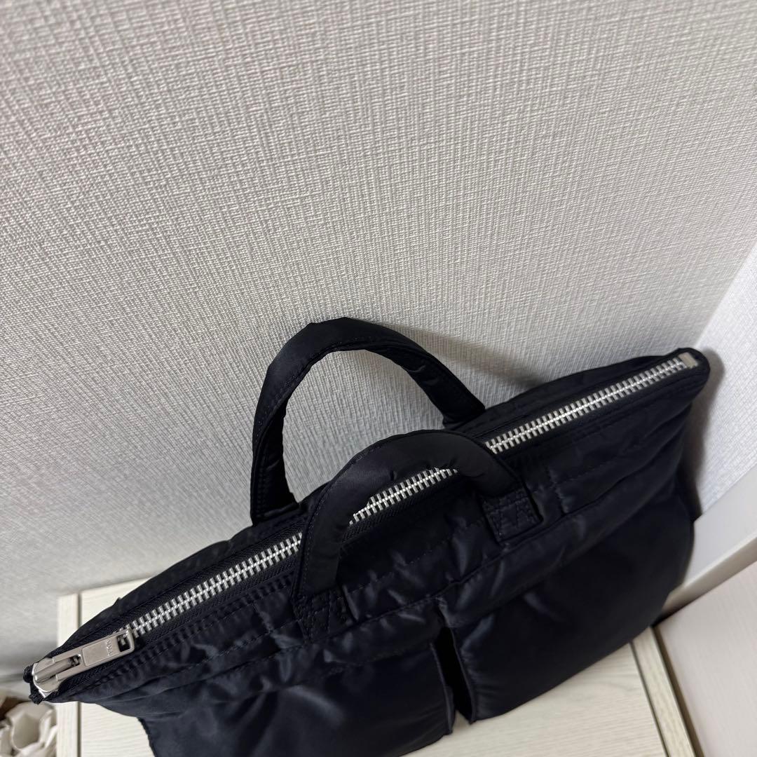 【新品同様】PORTER ポーター タンカー ブリーフケース(S) ブラック