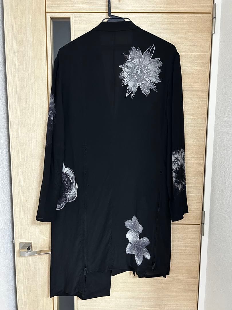 ヨウジヤマモト25ss シルク花柄ジャケット