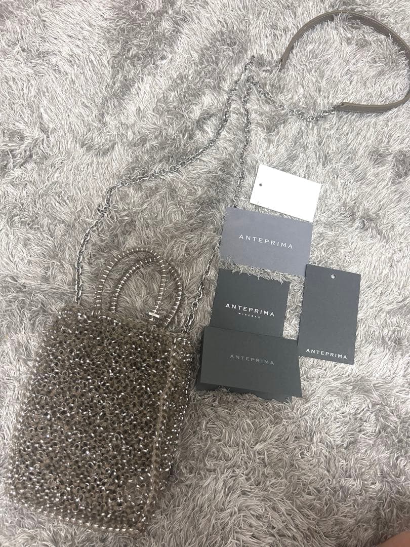 【未使用】ANTEPRIMA アデッソ ミニアトゥーラ/カーキシルバー