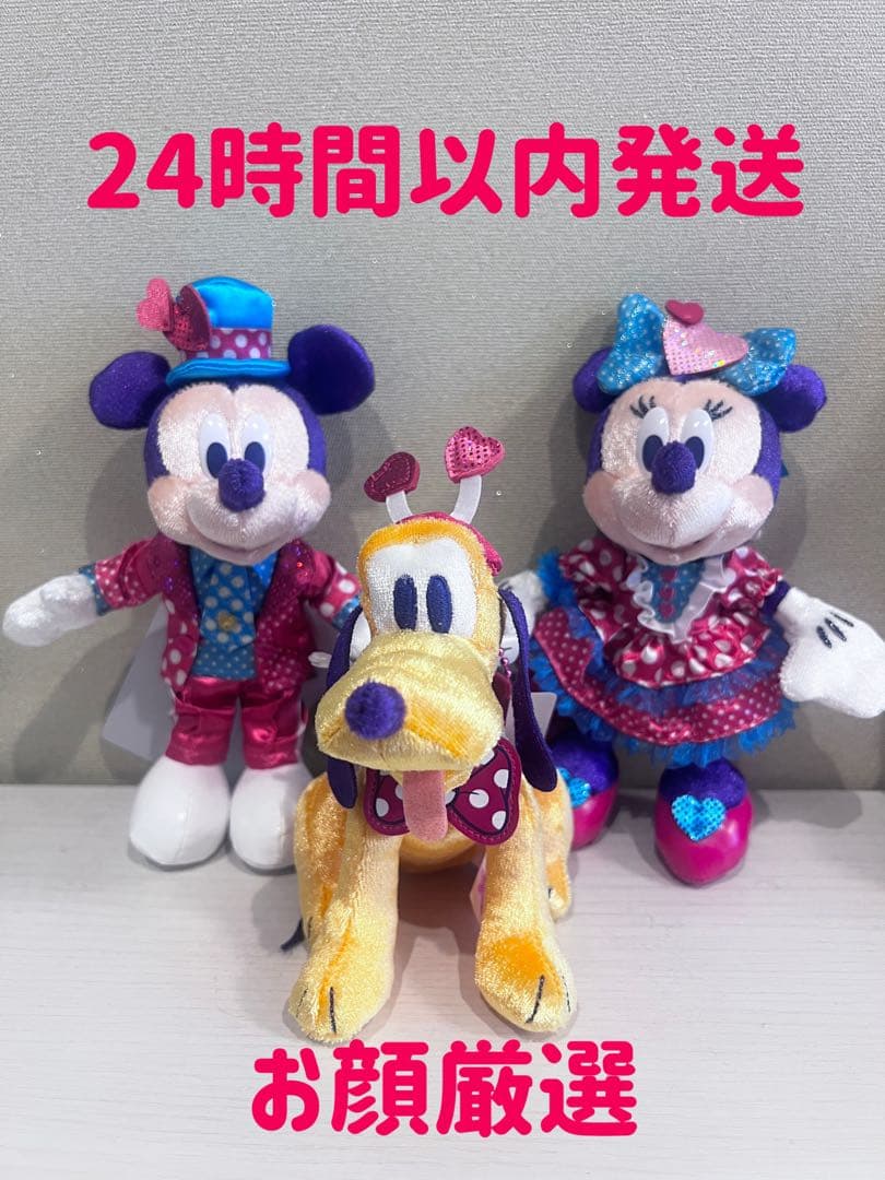 パルパルーザ　ミニーのファンダーランド　ぬいぐるみバッジ　ミニーミッキープルート