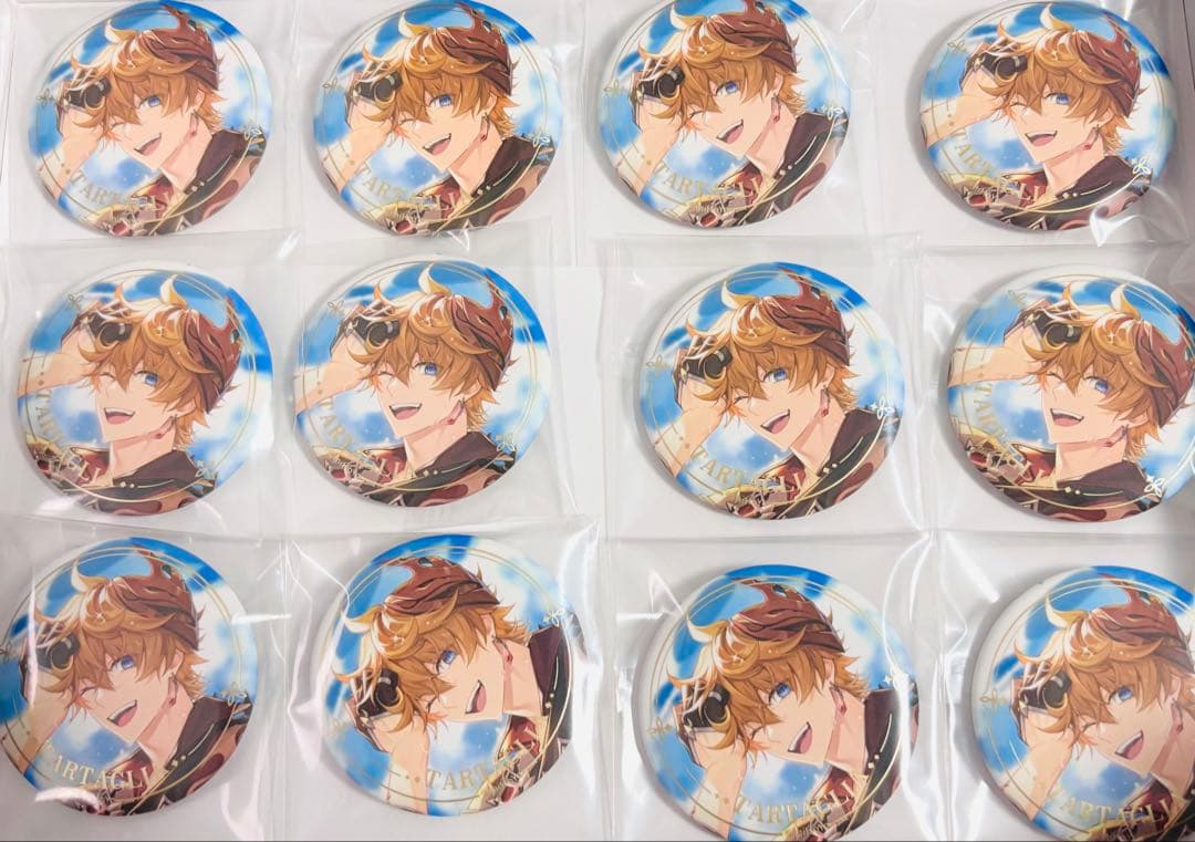 12個セット タルタリヤ 缶バッジ 原神 命定の日