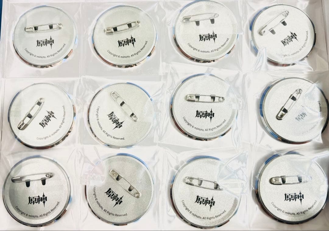 12個セット タルタリヤ 缶バッジ 原神 命定の日