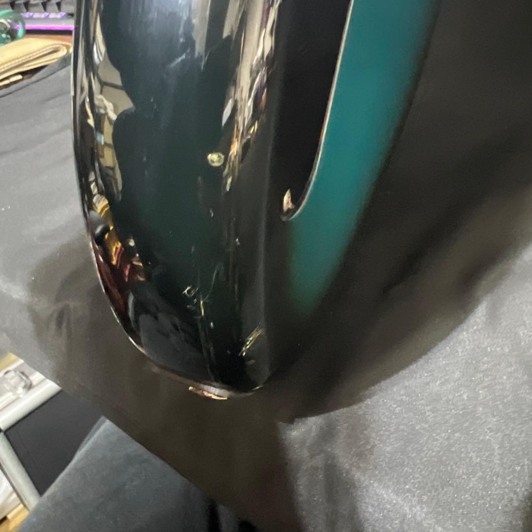 Fernandes 製オリジナル ギター4弦 グラデーションブルー#498