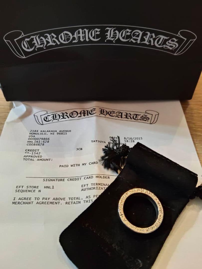 インボイス付　クロムハーツ 6mm スペーサーリング