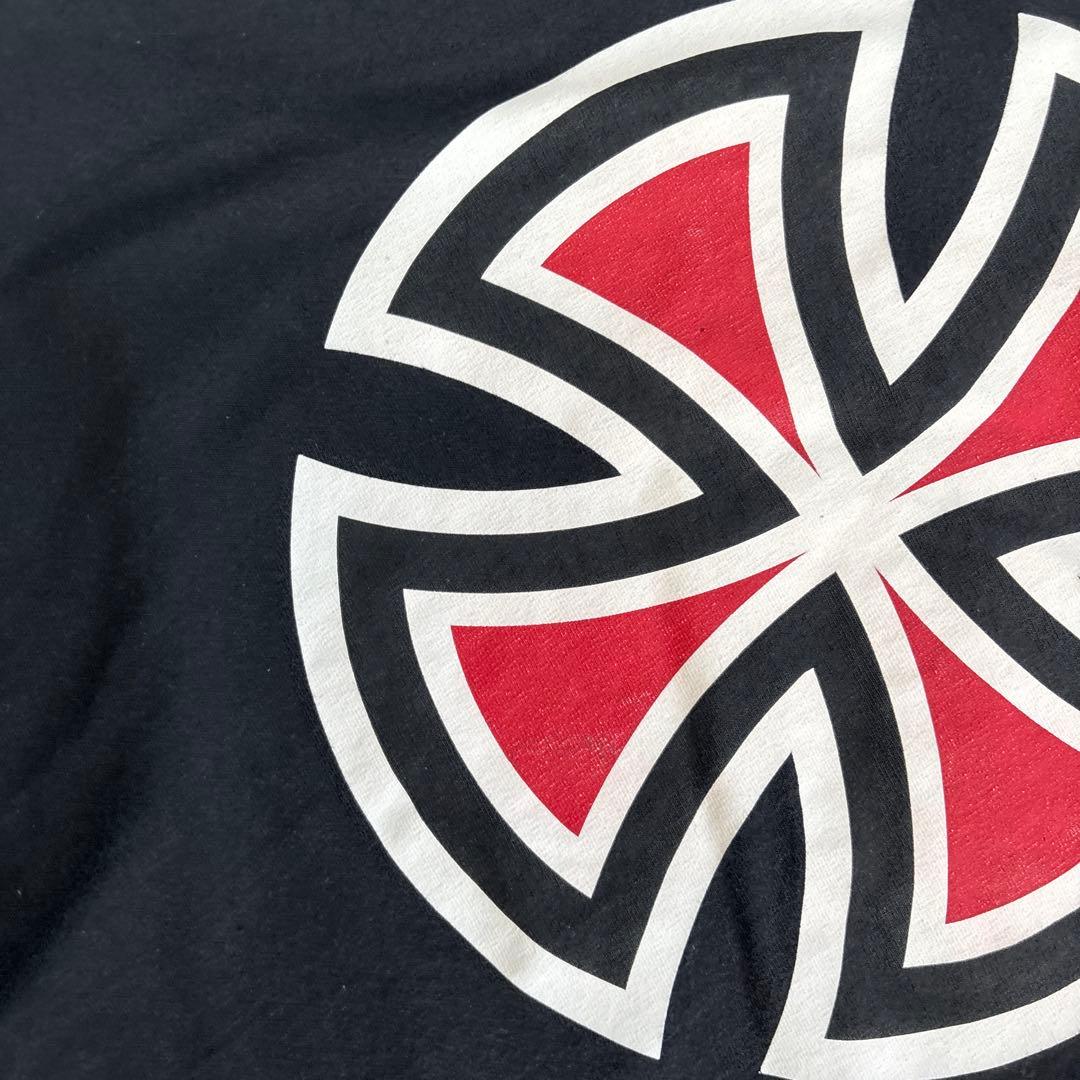 Independent アイアンクロス ロンT 再販不可 黒 L