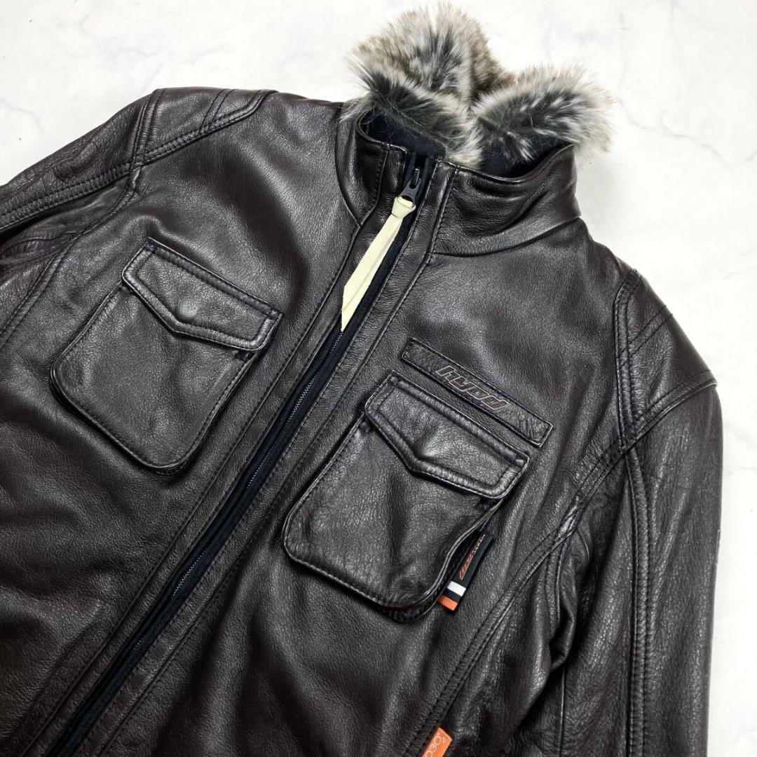 極美品 HYOD HSL803D ST-X Lite ライダースジャケット