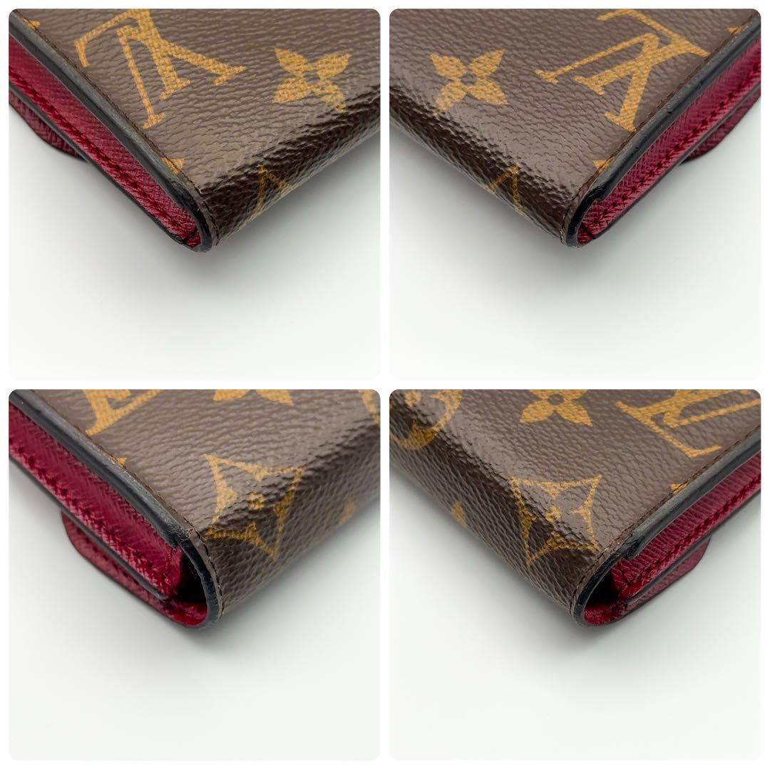 なおみルイヴィトン モノグラム ロザリ フューシャ 折り財布 小銭入れ