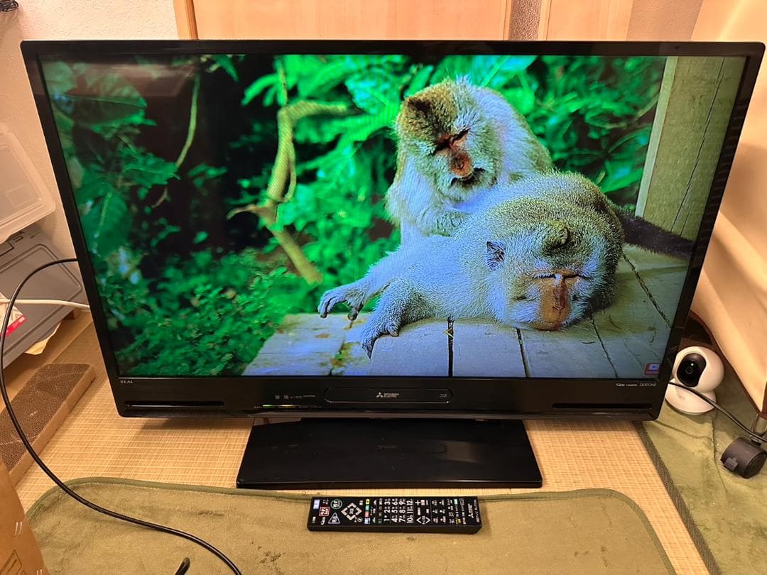 三菱 40型 テレビ Blu-ray HDD内蔵 LCD-A40BHR7 美品！