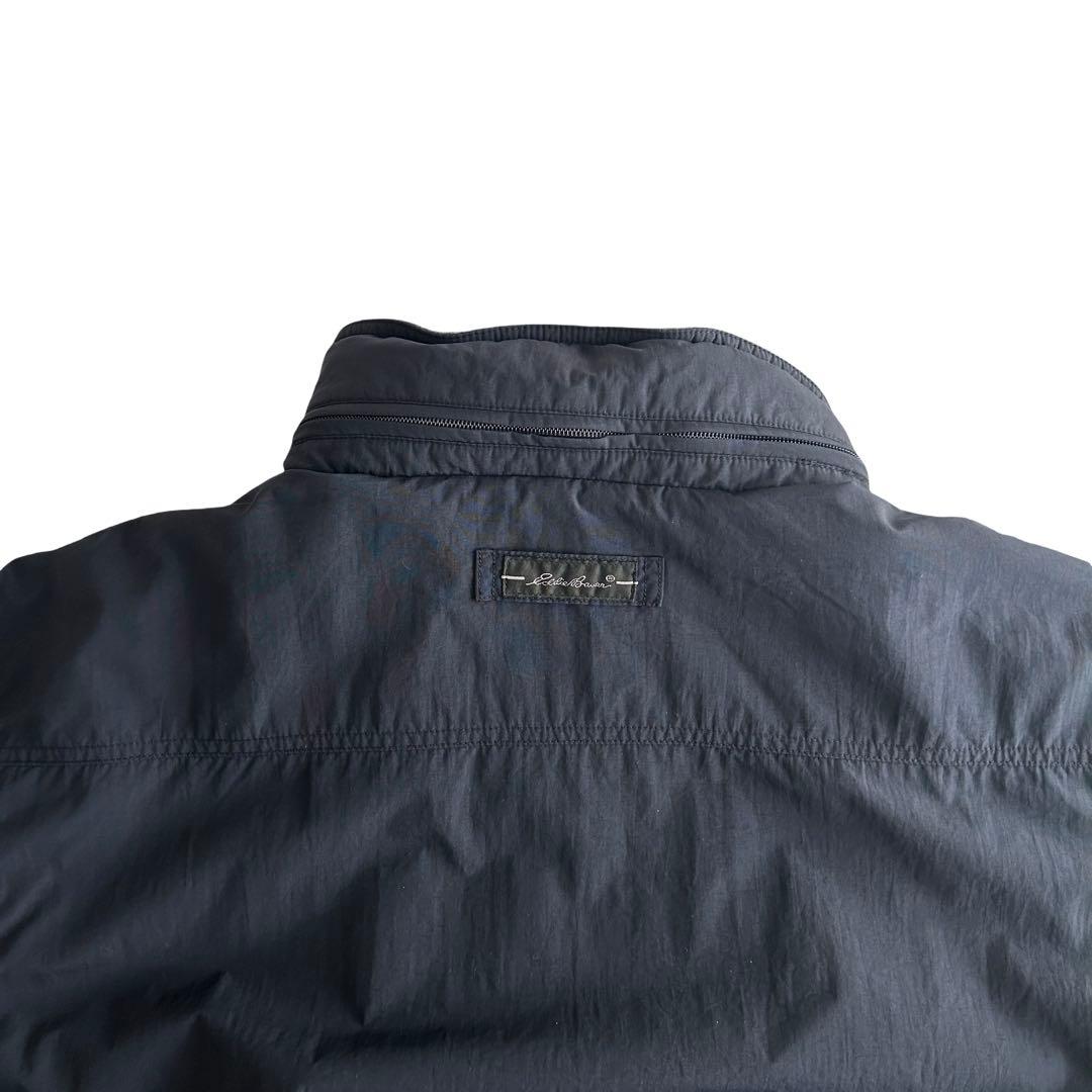 【希少】90s エディーバウアー 中綿フリース プルオーバージャケット 短丈L