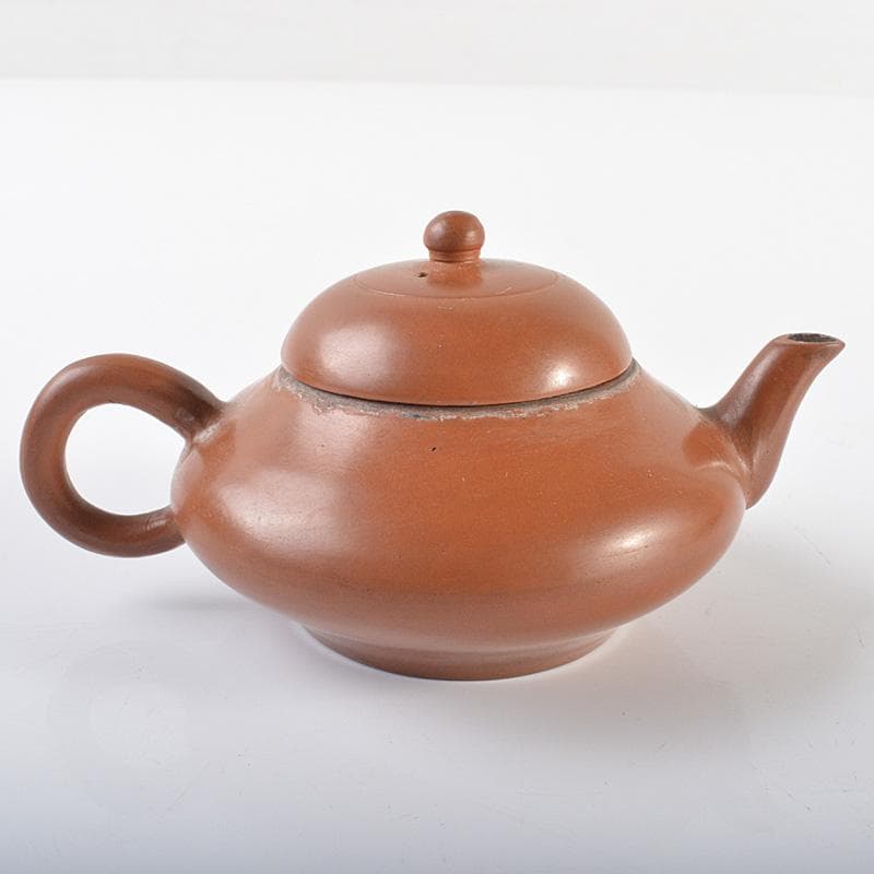 中国　紫砂　朱泥　急須　茶壷　V　R6304