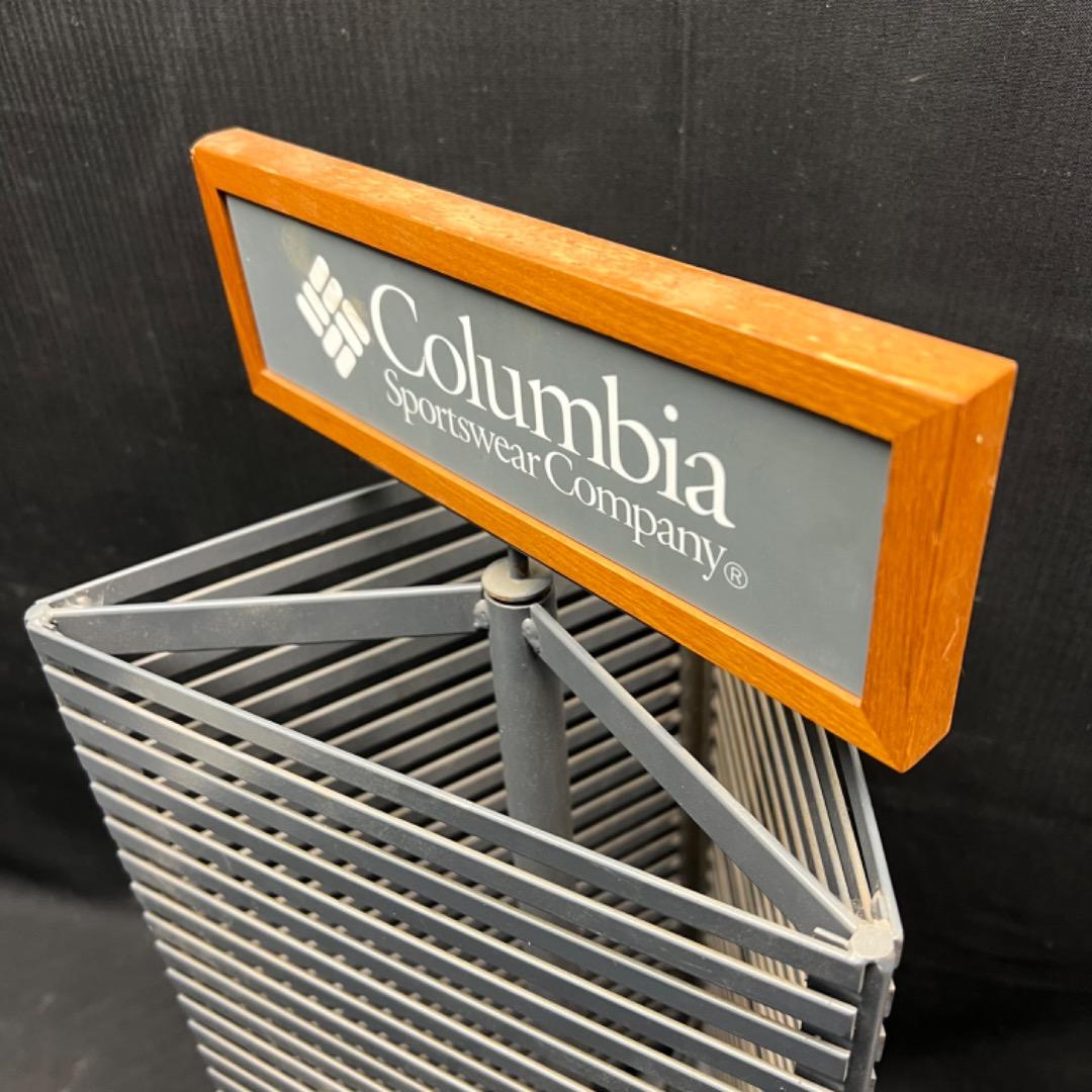 〇Bi1065 Columbia 什器 看板 三角 回転