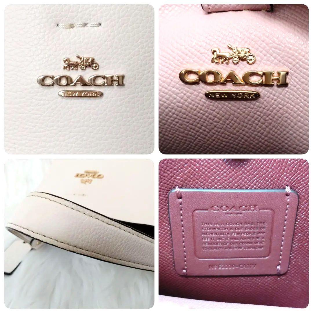 極美品✨COACH コーチ モリー バケットバッグ ハンドバッグ 白