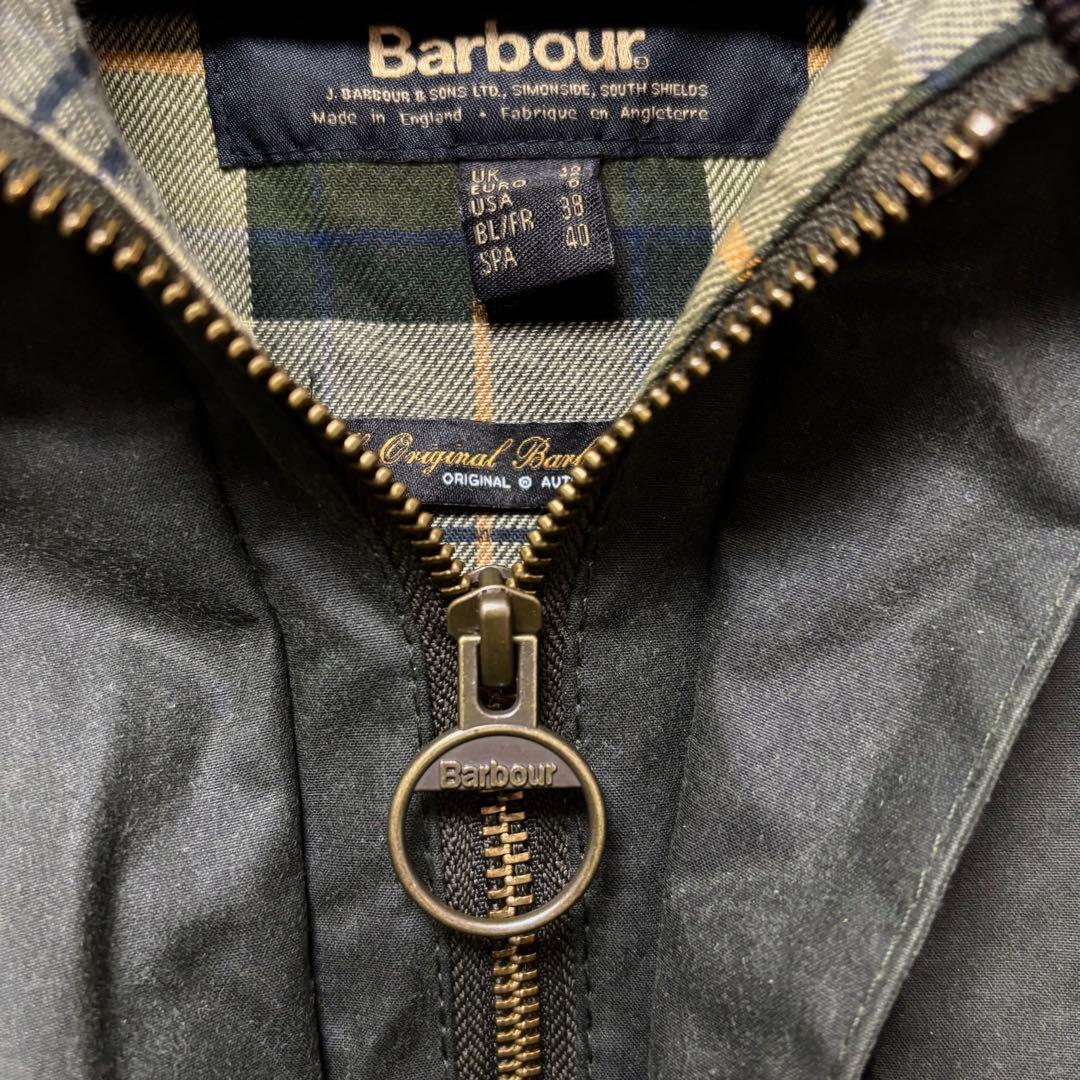 極美品 バブアー ビデイル ビードネル セージグリーン S