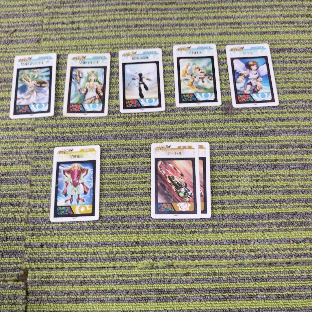 パルテナの鏡 3DSケースと外箱のみとカードおきとカード23枚（レア1枚含む）